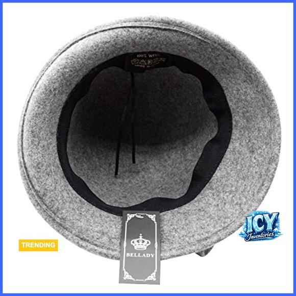 Wool Felt Bucket Hat with Bow Accent, One Size, Winter Accessory main image 6